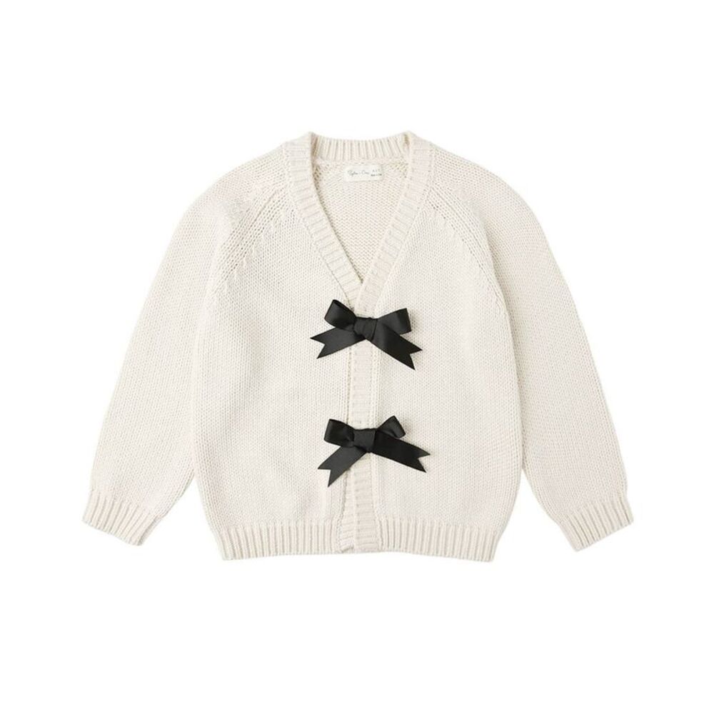 Rylee & Cru Girls  Bow Cardigan